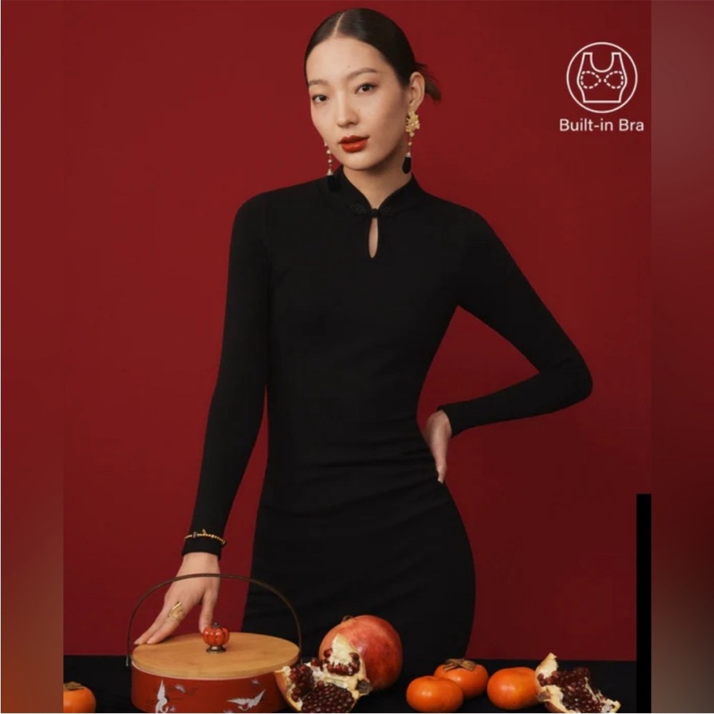 NWT OGL Mandarin Collar Mermaid Brami Dress
Limited Edition - Black